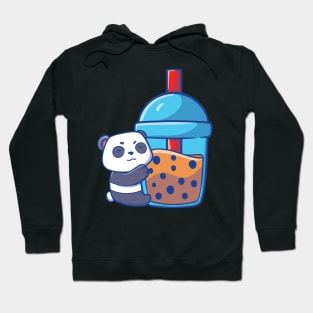 Kawaii Cute Anime Panda Otaku Japanese Bubble Boba Tea Gifts Hoodie